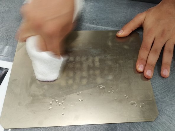 Use the vacuum mentioned earlier if there are a lot of small bits of plastic.