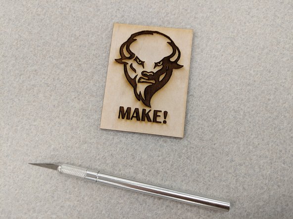 If the material used is covered by a protective layer/tape, you need to peel the protective layer away. It makes cut-outs appear cleaner.