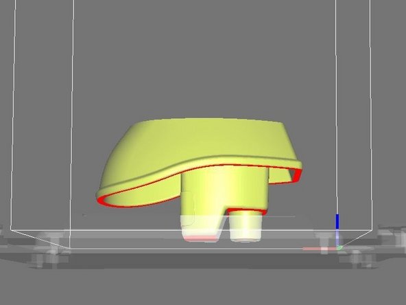 Supports are added to help the object stay stable when printing. These supports are easy to pull off once the print is complete.