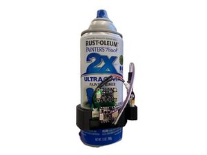 Spray paint distance gauge