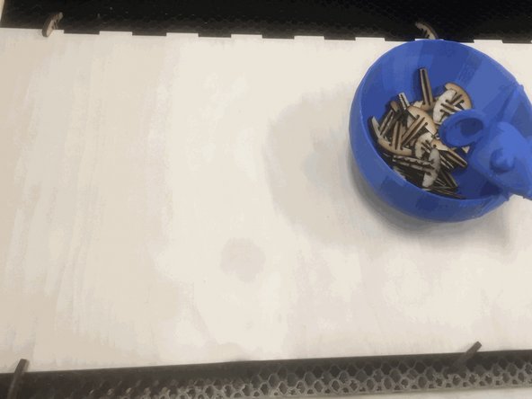 Make sure the material is completely level before you print the design.