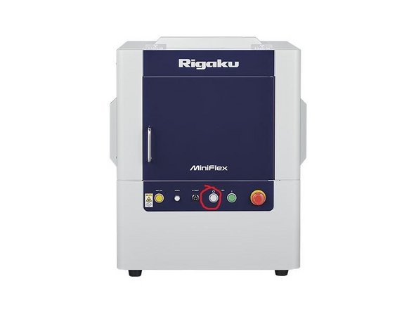 If you are the last user of the day, turn off the X-ray source by selecting 'Run' under Shutdown with 'XG off' selected.