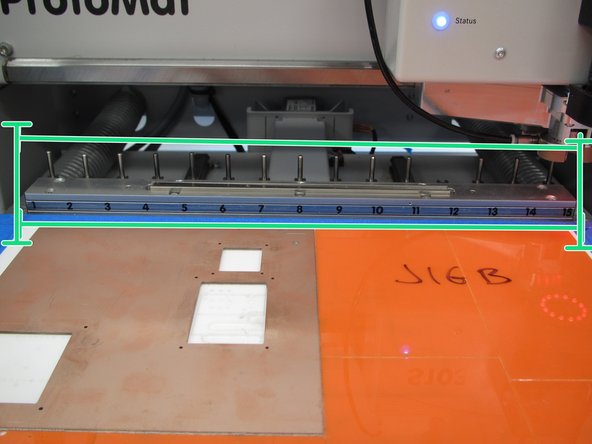 With this window open we need to confirm that the bits loaded in the mill tool holder are correctly assigned in the Tool magazine window.  Lift the mill lid and examine the tool holder at the back of the mill.  Look at each position, beginning with #1 on the left and working to #15 on the right.