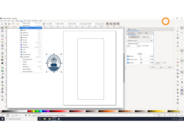 Open up Google and search up an image that you would like to engrave that has a clear background. For this tutorial we used the Bucknell emblem.