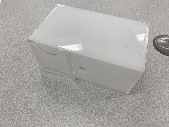 Add VHB tape to the top of the three sides you just assembled.  Now being careful of alignment, attach the top panel onto the side panel, making sure that the threaded holes of the long M4 standoffs line up with the holes of the top panel.