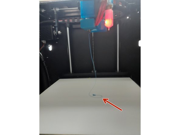 This step is optional and may not be needed but can help if the gears in the extruder are not able to grip the filament.