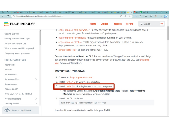 Node.js is helpful in running Edge Impulse because it provides efficient ways to interact with the platform, handle data collection, and deploy models.