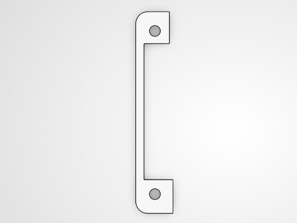 Anchor the top right corner of the rectangle to the top right corner of the extruded part.  Anchor the bottom left corner of the rectangle to the bottom edge of this upper portion of the extruded part.  See the first image.