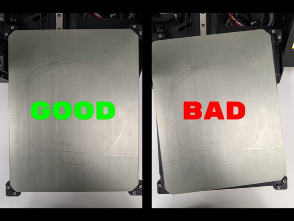 Once you have removed your print and all remaining filament from the print surface you should return the print surface to the printer.