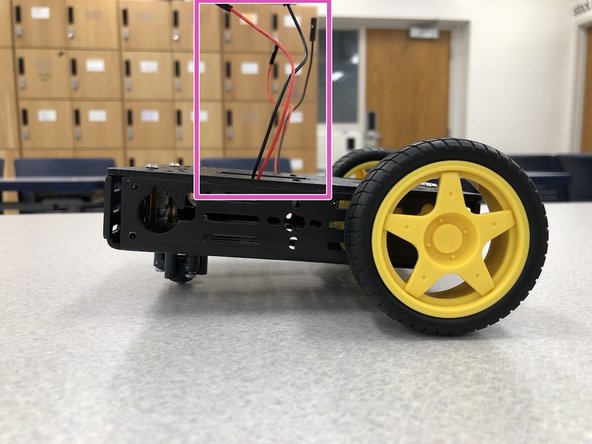 Make sure to pull out the black and red wires which power the motors.