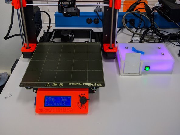 Confirm that the printer powers up.