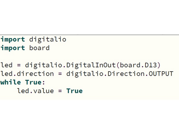 The onboard RGB led looks like this on the left side of the USB port on the feather.