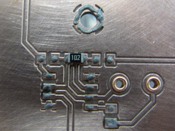 Congratulations, you just placed your first SMT component!  Here are a few points worth mentioning: