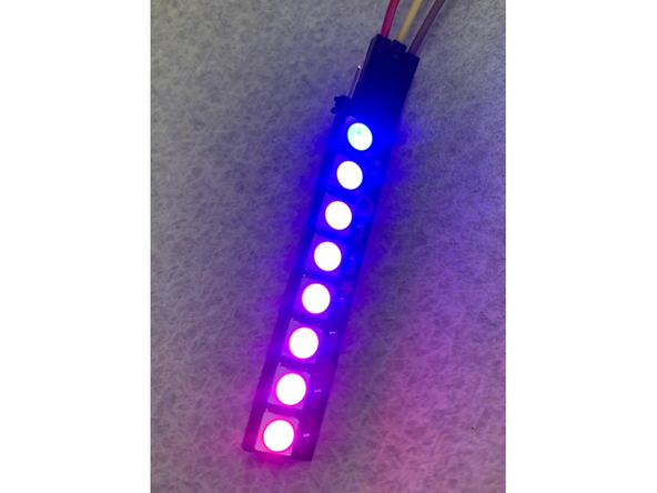 It should look similar to the picture on the left