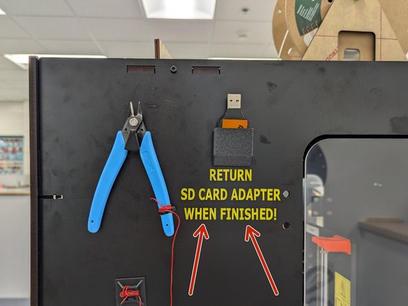 The printer will now run through some calibration steps as well as a multi-point bed leveling process.  Once these steps are complete your print will begin.