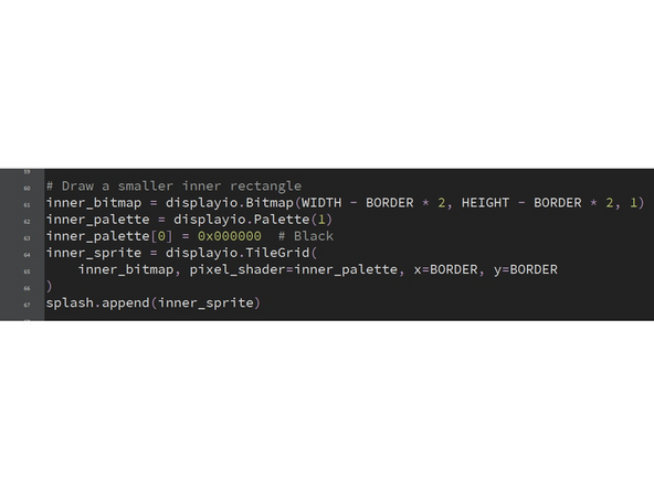 The monochrome display is used the same way as the OLED display is. The device needs to be initialized over I2C, and to display anything it first needs to be created into a bitmap, then into a TileGrid, and finally appended to the display. If you need more details, find them on Adafruit's CircuitPython Usage page.