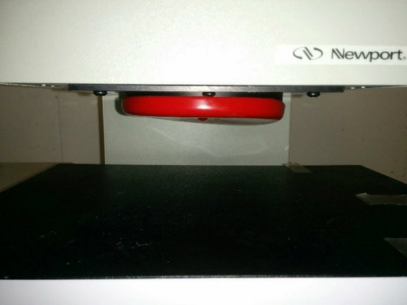 Remove the red rubber lid of the solar simulator.  Connect the solar cell to the source meter (positive to positive, negative to negative) using 2-wire or 4-wire sensing. 4-wire sensing is recommended for better accuracy.