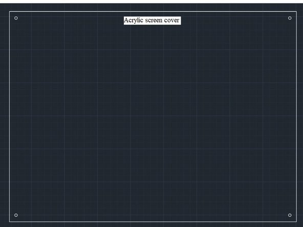 Laser-cut screen and control box covers from 1/8&quot; acrylic.