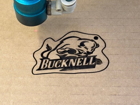 You may now open the door and remove your piece.  You should also remove the magnets and remaining stock material.