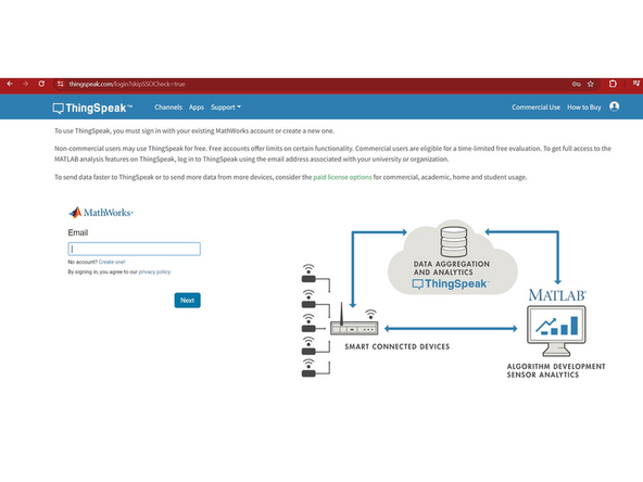 First, create an account by visiting ThingSpeak. Then, click on "New Channel" where you will be prompted to enter a name, description, and field. The field is where your data will be posted. If you have multiple sets of sensor data, you can include more fields.