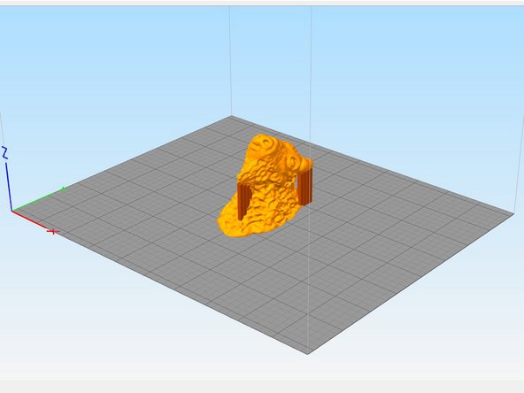 Depending on the previous printer used with this computer you may see the print bed on the screen resize and shift.  If this happens you should click the Center and Arrange button again to re-center your print!
