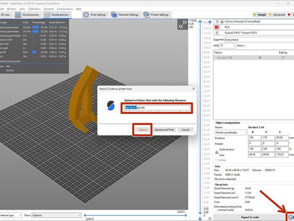 Layer cross section can be viewed by clicking and dragging the blue arrows on the right side of the window as shown.
