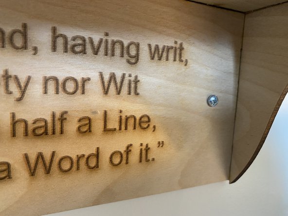 The most tedious part is peeling off the protective film from the acrylic cards.  I used (with great care) a single edge razor blade.