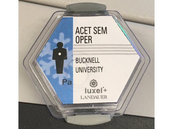Please do not touch or place hot objects near the dosimeters as that may cause them to record a false positive.