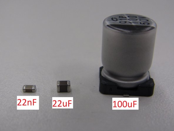 Rotate the carousel if necessary and locate the next component you wish to place.  Continue the process described above to place all of your 0805 resistors and capacitors.  Some notes on the capacitors:
