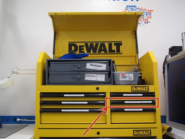 Firefly components are available in the Maker-E.  Check the yellow DeWalt cabinet for the labelled &quot;Firefly&quot; drawer.