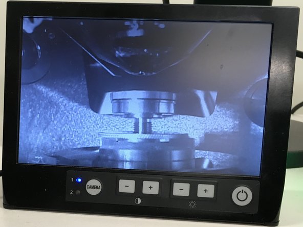 With your area of interest in focus make a note of the stage height and the current focal point.