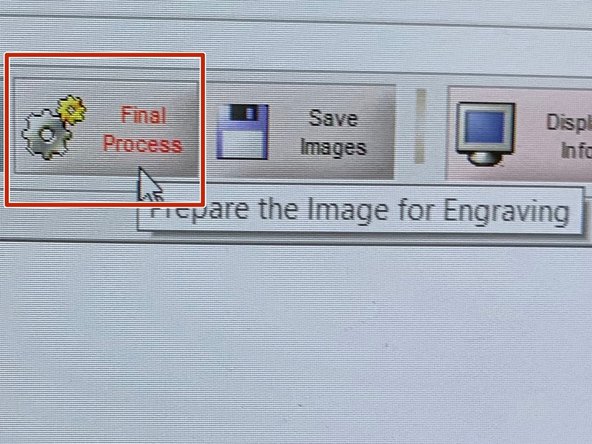 Once you’re satisfied with the way your image looks, go to “Final Process” in the top toolbar. Press “yes” when a screen pops up.