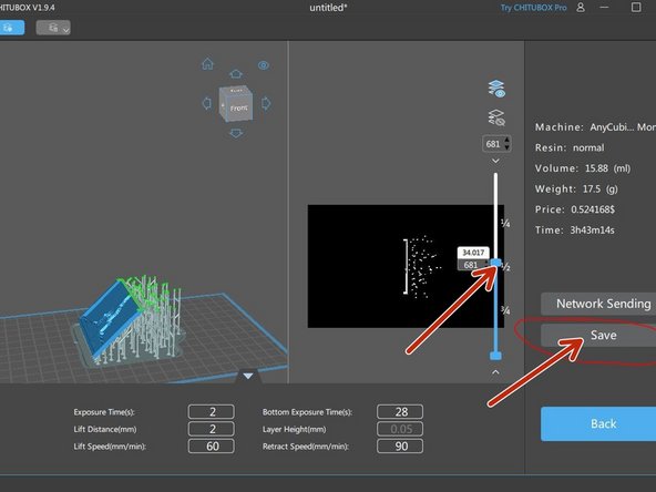 Slice print by selecting the blue &quot;Slice&quot; button