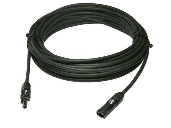 Two male, and two female cables ends are needed such that the IN- of our device will have an identical set of M-F connectors as coming off of the panel.