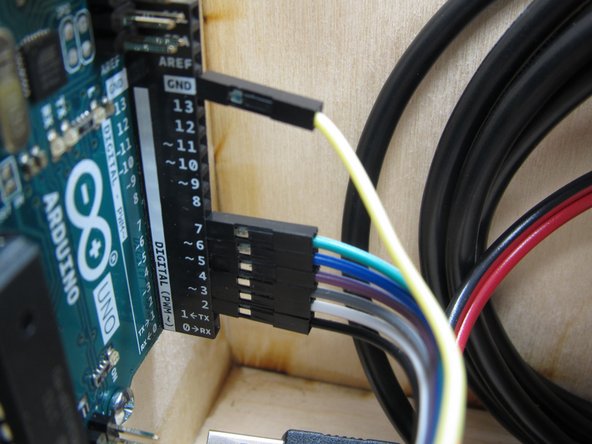 Pay attention to the colors of the wires.  Be sure to connect the GND pin properly between both devices.