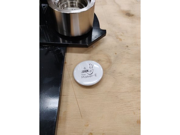 Complete the pin by pulling the lever horizontal towards you again.