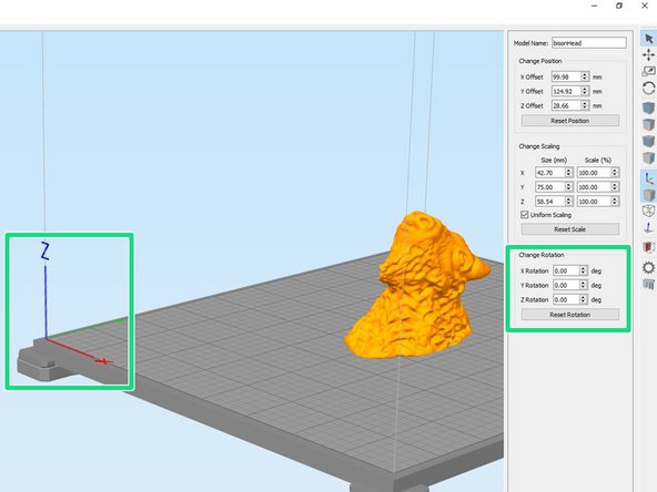 Click Import and navigate to where your STL file is saved.  After you have imported your file, experiment with using the mouse to navigate the workspace.  Zooming, rotation, and translation are all possible with the scroll wheel, left button, and right button, respectively.