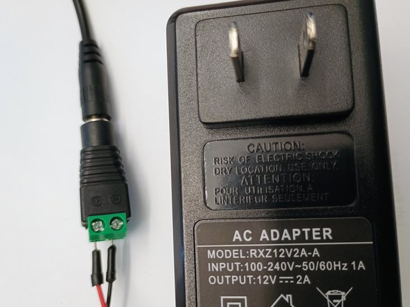 Note that the power supply for the Arduino and for the motor are separate. The Arduino cannot directly power the stepper motor.