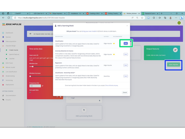 Only select accX, accY, accZ since we are only working with accelerometer measurements.
