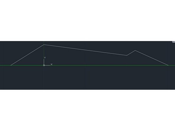 Now we want to draw the top half of the pointer.  We’ll use the polyline or pline command for this.  Type “pline” then enter the first of the five coordinates which is  (-.4,0).  To do this type &quot;-.4,0&quot; then hit enter.