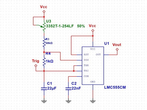 Confirm that you added all of the components and made all of the proper connections by comparing your final circuit to the completed circuit in the example here.