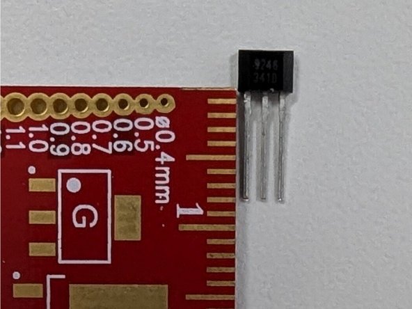 Use a pair of flush cutters to clip the leads.