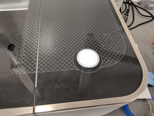 Press the big glowing button on the top of the printer when you are ready to print. It will start cutting from there.