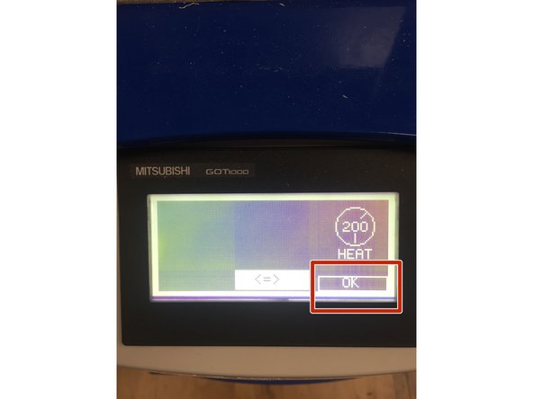 Press "OK" to save your new time on both of the popup screens.