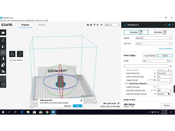 This will also allow you to check your part in the Layer view. Simply by moving the slider bar that appears after selecting Layer view.