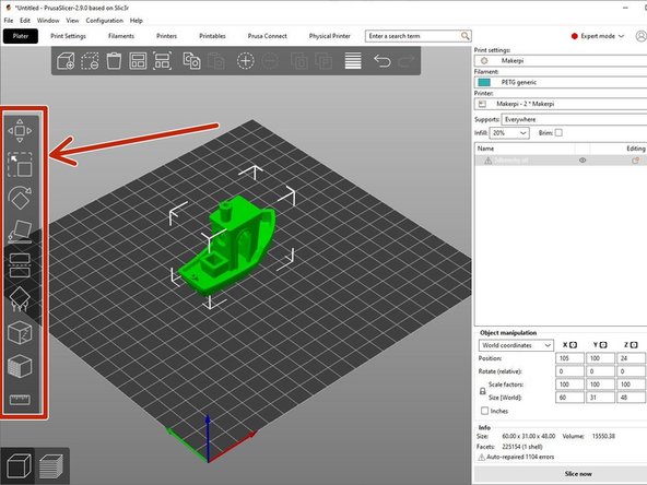 User interface basics for PrusaSlicer can be found here.