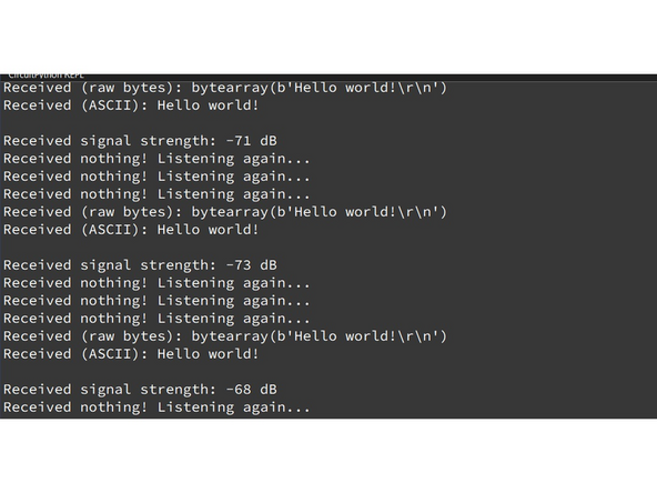 You should see something like this(refer to the picture).