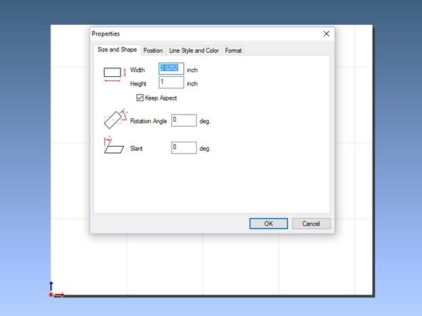 Right clicking on your text and choosing Properties will allow you change all sorts of parameters like size, font, rotation, etc.