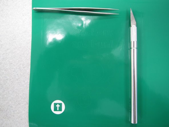 Use tweezers or a knife to remove the outer material from the rest of your design. This process might take some time depending on the complexity of your design.