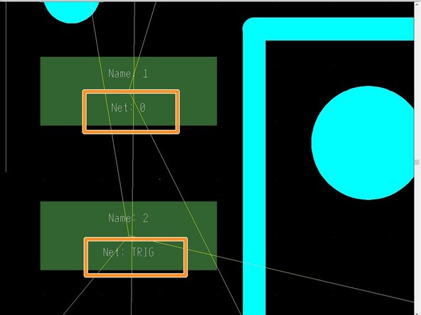 Note that after creating a via you should associate it with a net so that Follow-me will allow you to make connections to it.
